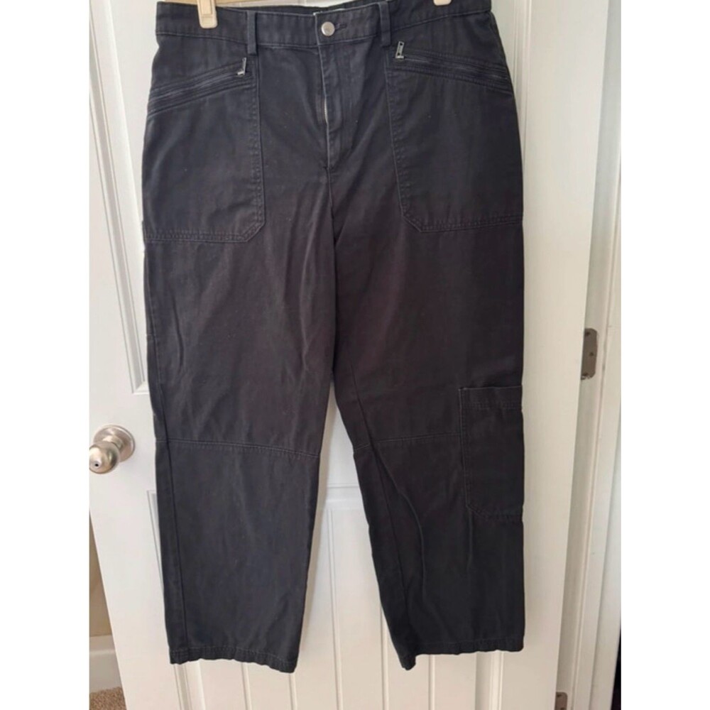 H&M Black Cargo Work Trousers